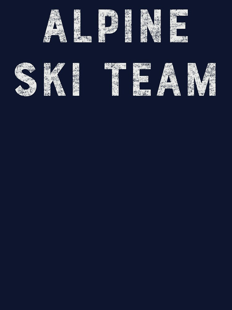Vintage-looking Alpine Ski Team by Design Sparkes