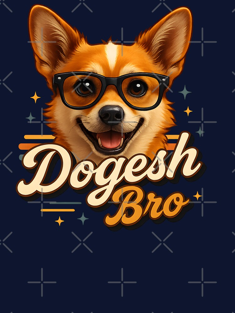 Dogesh Bro Art design | Viral Trending Dogesh Bro art Design | Ideal for tshirts, Oversized Hoodies, Sweatshirts etc. by Holadiseno
