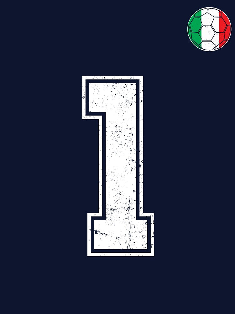 Italy Soccer Number 1 Vintage Sports Fan by RoyesButler