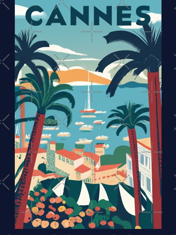 A Vintage Travel Art of Cannes - France by GoodOldVintage