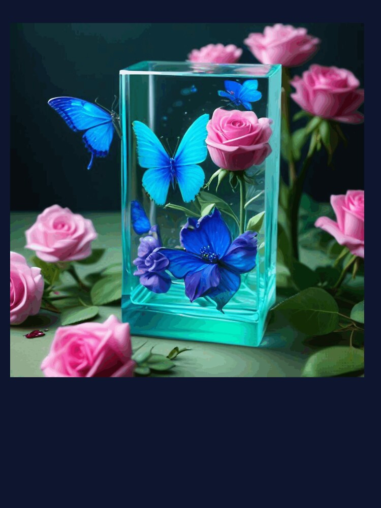 Roses and butterflies by DimitraMimika