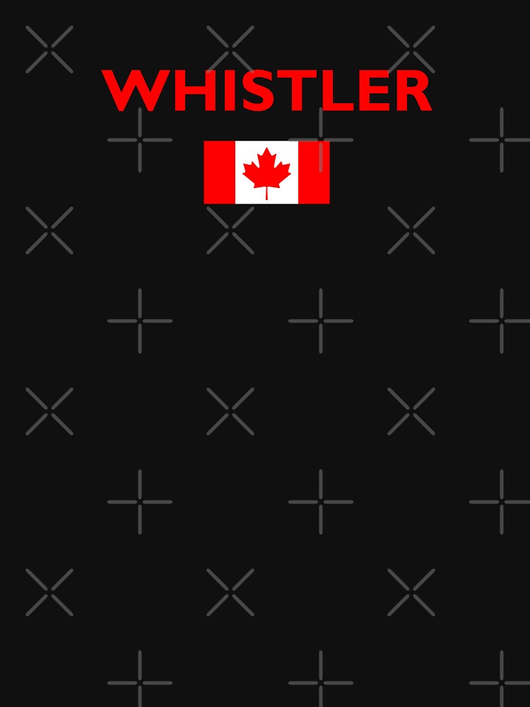 Whistler Canada Canadian Flag Dark Color by TinyStarCanada