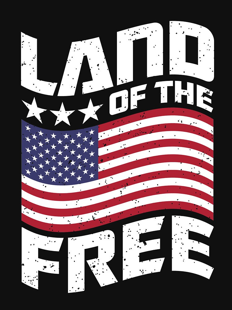 Land of the Free | USA T-Shirt for Men and Women by AllStarMerch