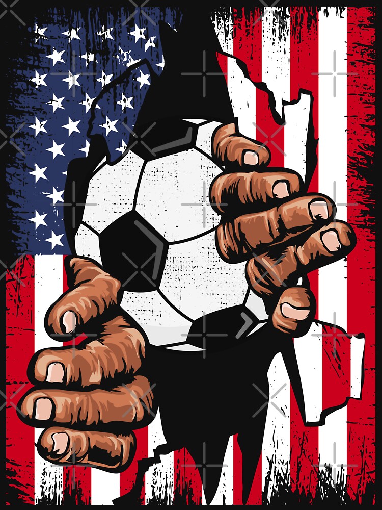 American Flag Soccer Inside Me Patriotic USA Futbol Player 4th of July by grinta2021