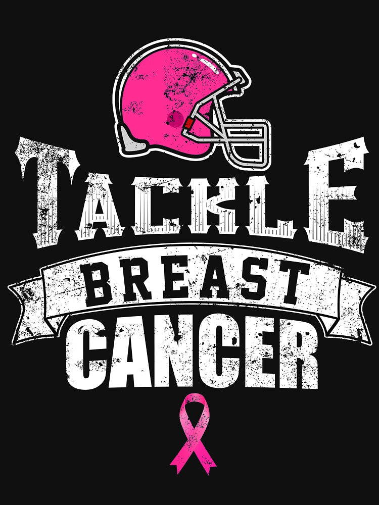 Tackle Breast Cancer T-Shirt by AllStarMerch