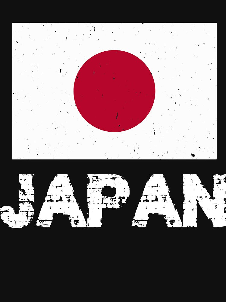 Japan Flag T-Shirt for Men and Women by AllStarMerch