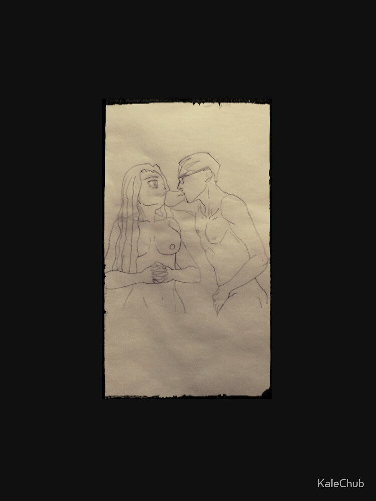 Nude Couple Staring Lovingly by KaleChub