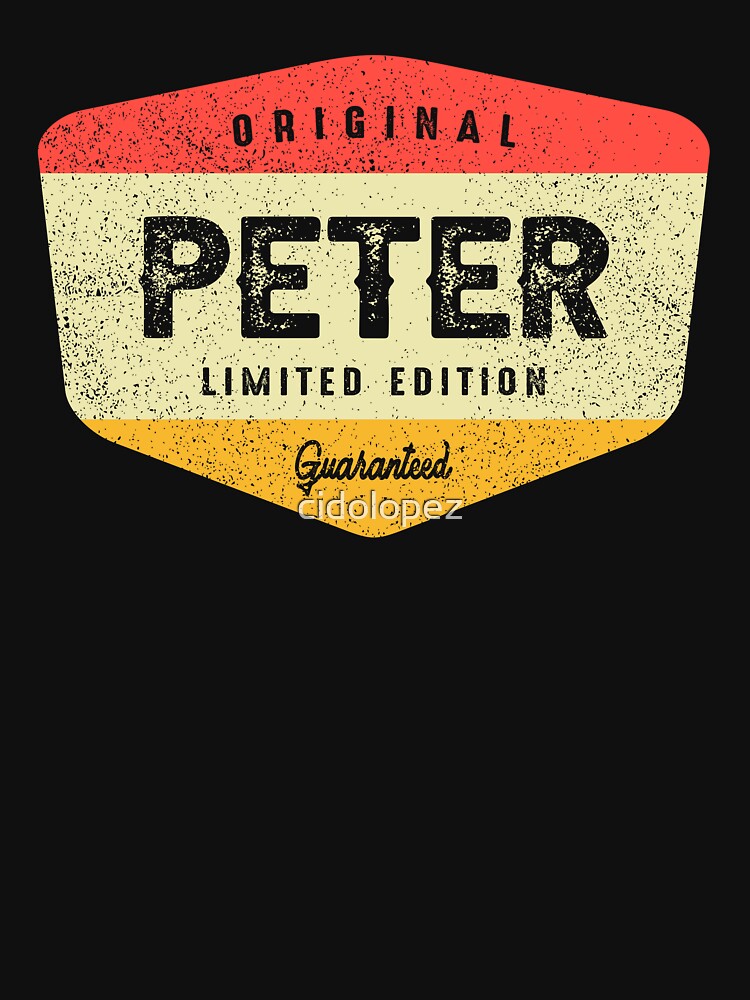 Peter Personalized Name - Vintage Design Name Peter by cidolopez