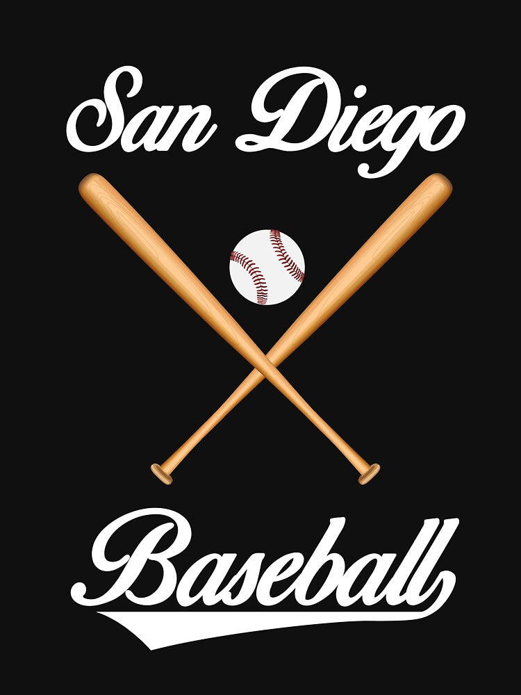 San Diego Baseball T-Shirt for Men and Women by AllStarMerch