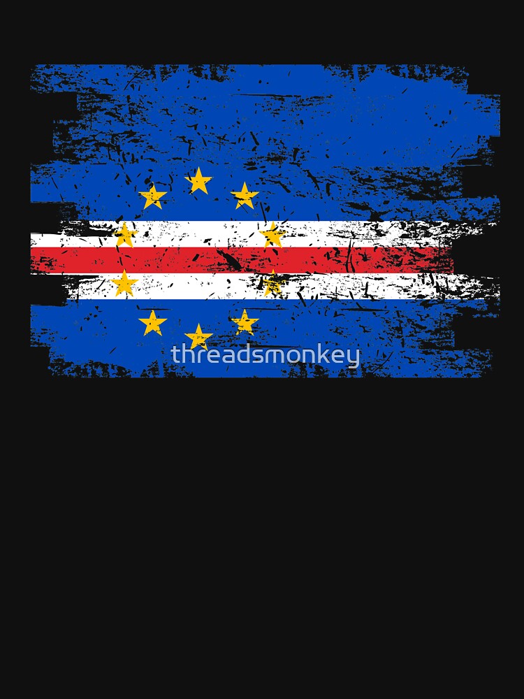 Cape Verde Shirt Gift Country Flag Patriotic Travel Africa Light by threadsmonkey