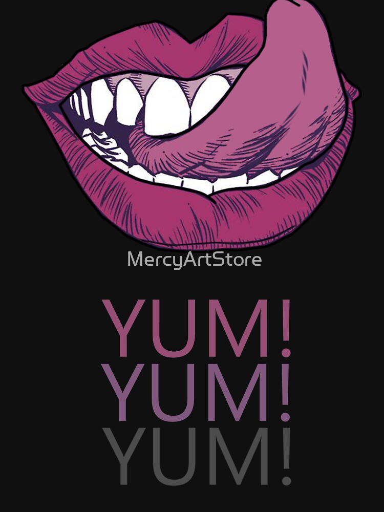 Yum Yum Unisex T-shirt by MercyArtStore