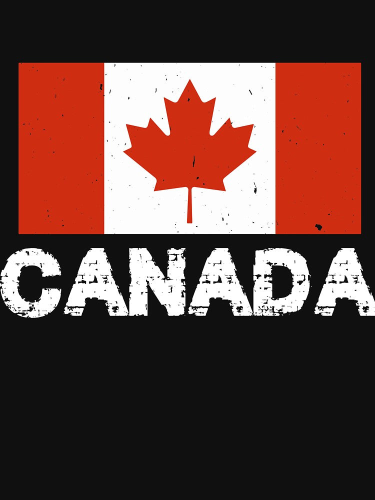 Canada Flag T-Shirt for Men and Women by AllStarMerch