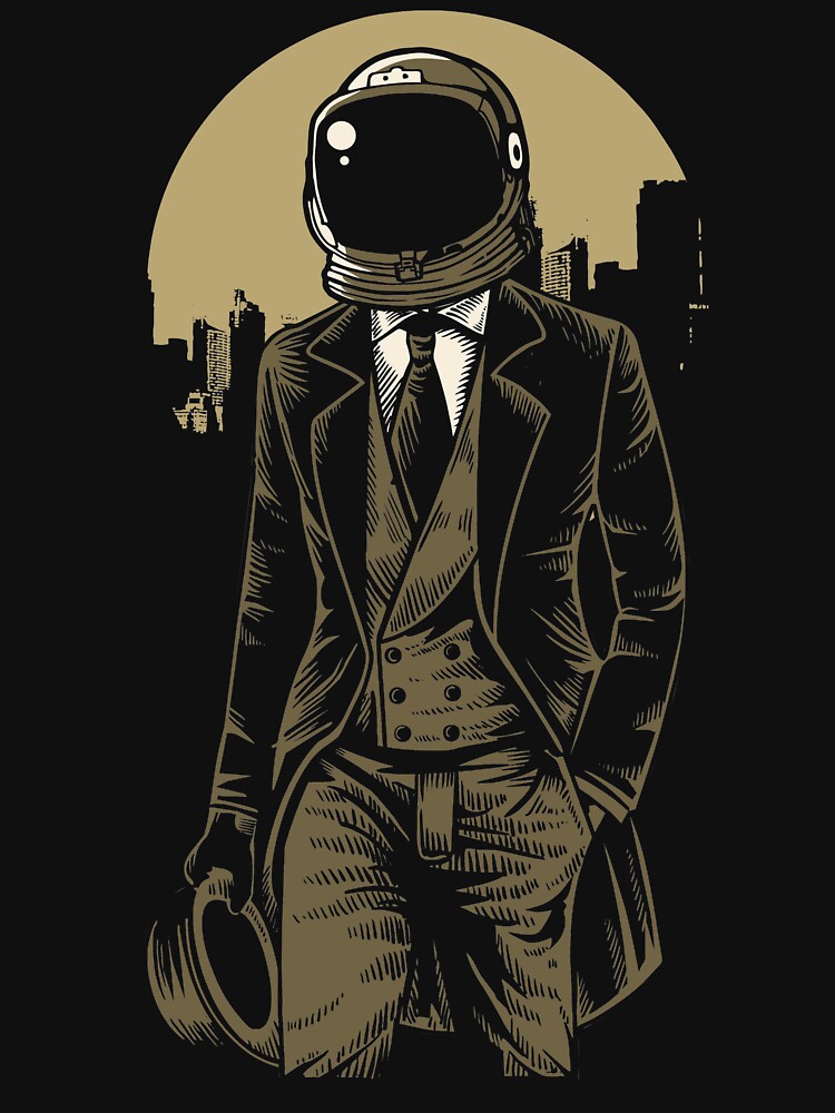 Classic astronaut by KuWuShirts