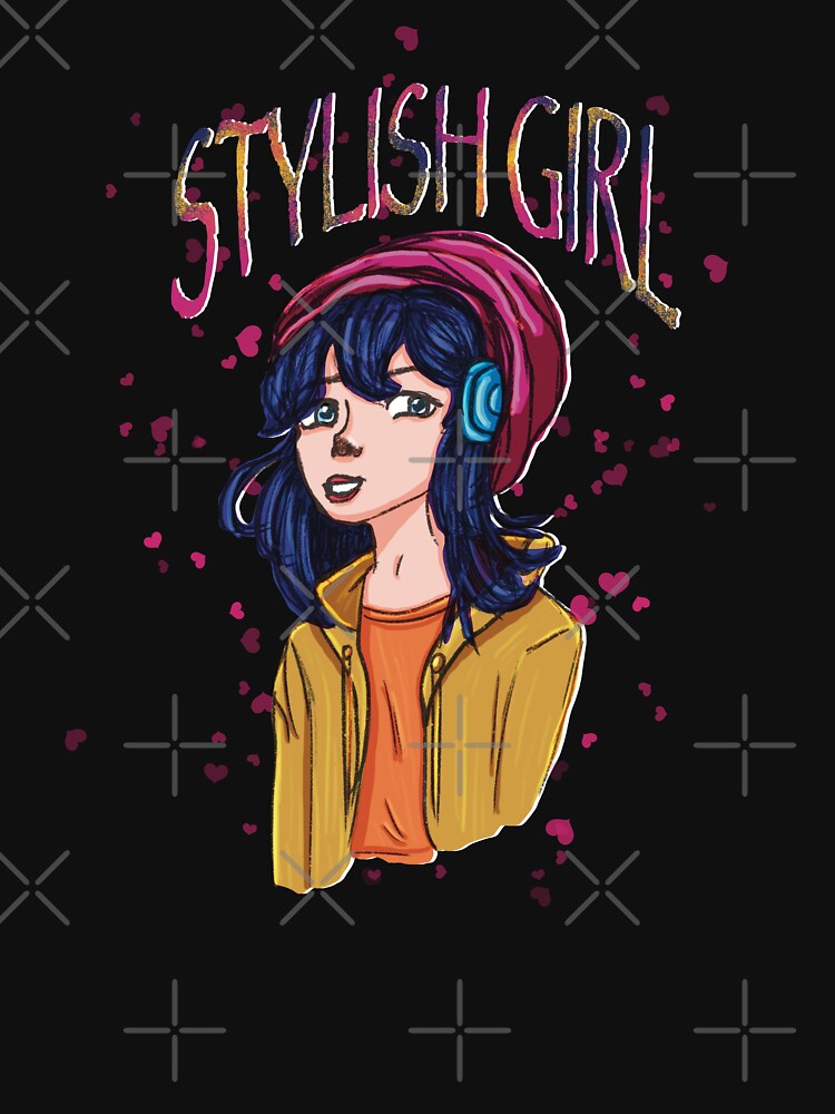Stylish girl by Xatutik.art