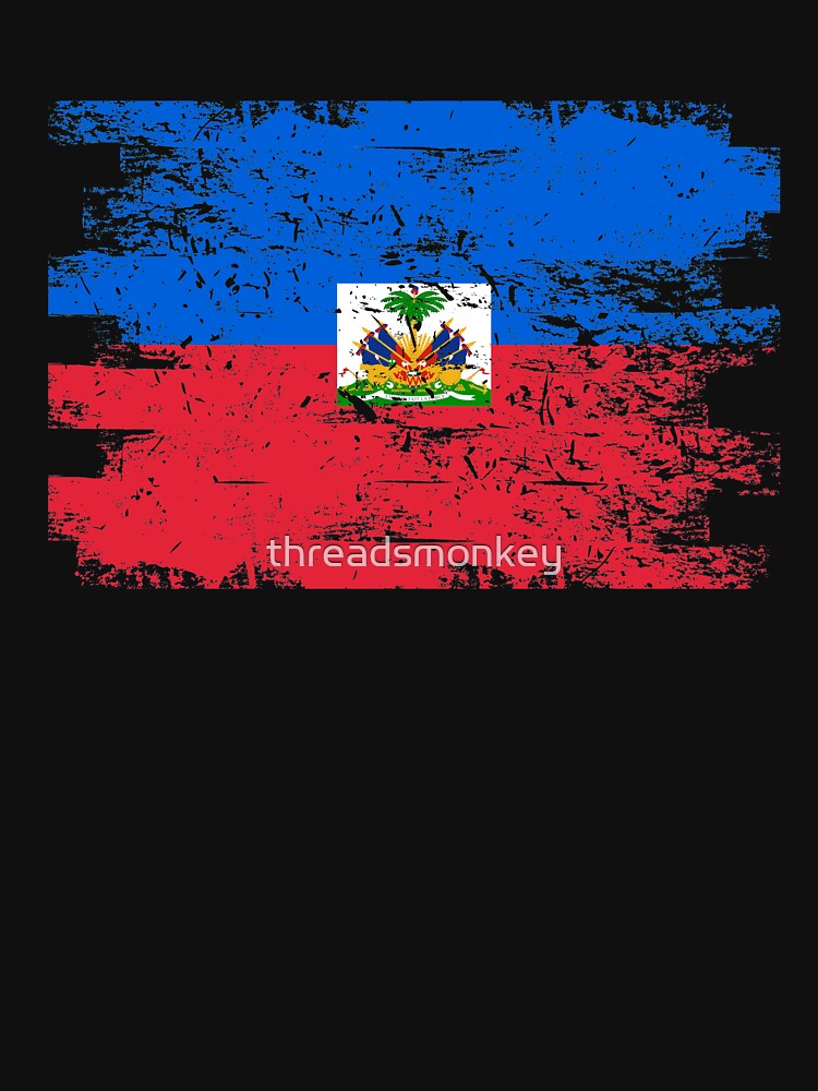 Haiti Flag Gift Country Patriotic Travel Shirt Americas Light by threadsmonkey