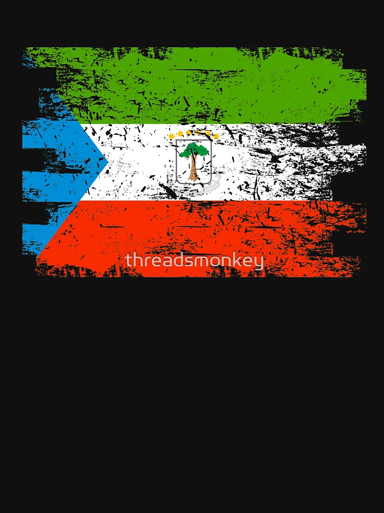 Equatorial Guinea Shirt Gift Country Flag Patriotic Travel Africa Light by threadsmonkey