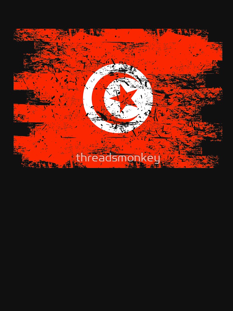 Tunisia Shirt Gift Country Flag Patriotic Travel Africa Light by threadsmonkey