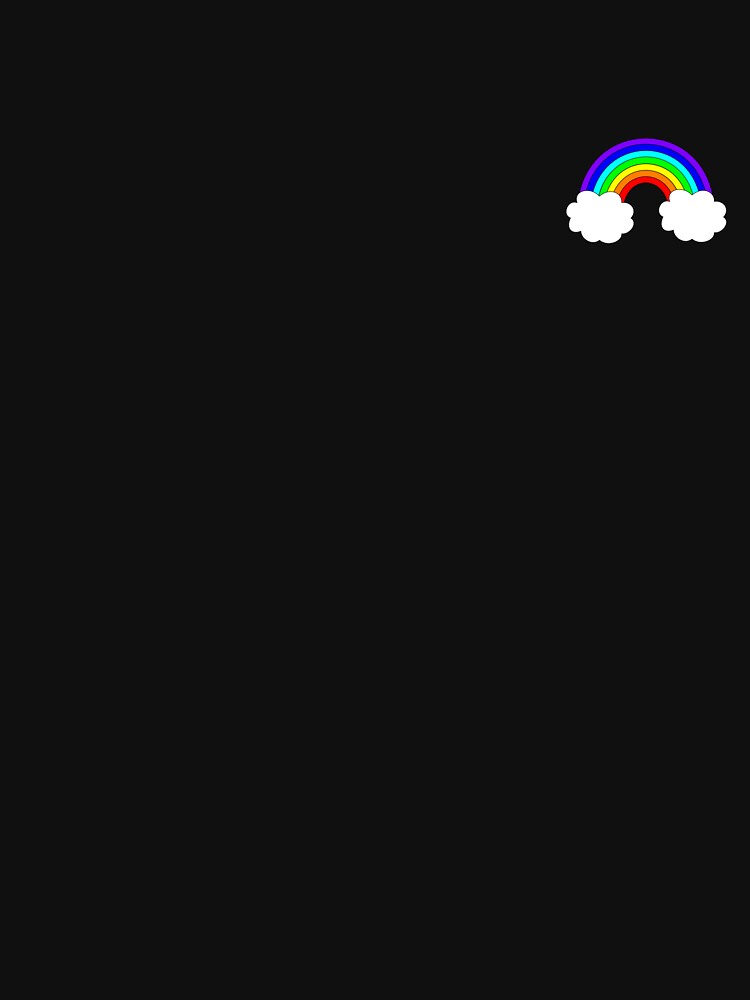 Rainbow Pocket Patch T-Shirt for Men and Women by AllStarMerch
