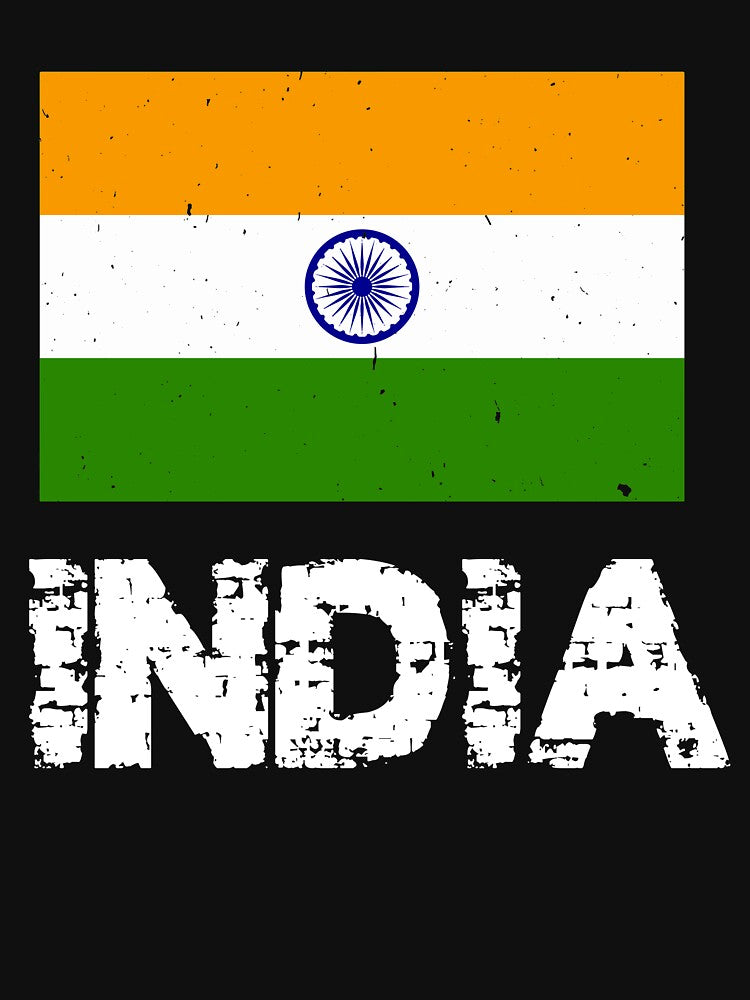 India Flag T-Shirt for Men and Women by AllStarMerch