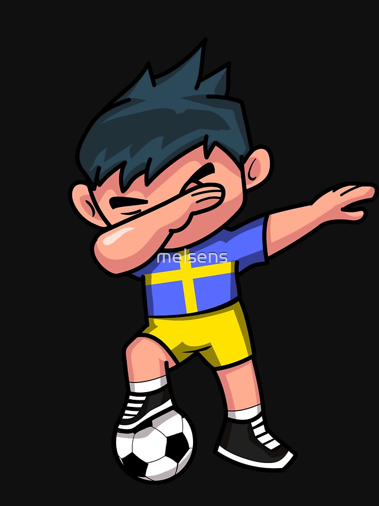 Soccer Boy Dabbing Sweden by melsens