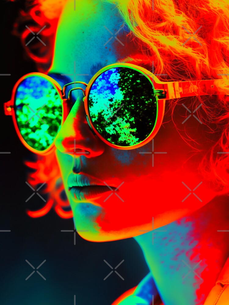 Thermography Girl in round glasses by RESToRAPTOR