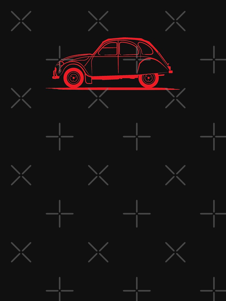 Citroën 2CV Citroen 2CV Deux Chevaux Red by Frank Schuster