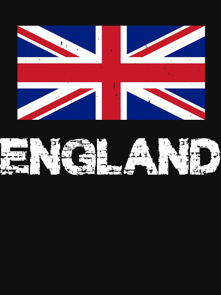England Flag T-Shirt for Men and Women by AllStarMerch