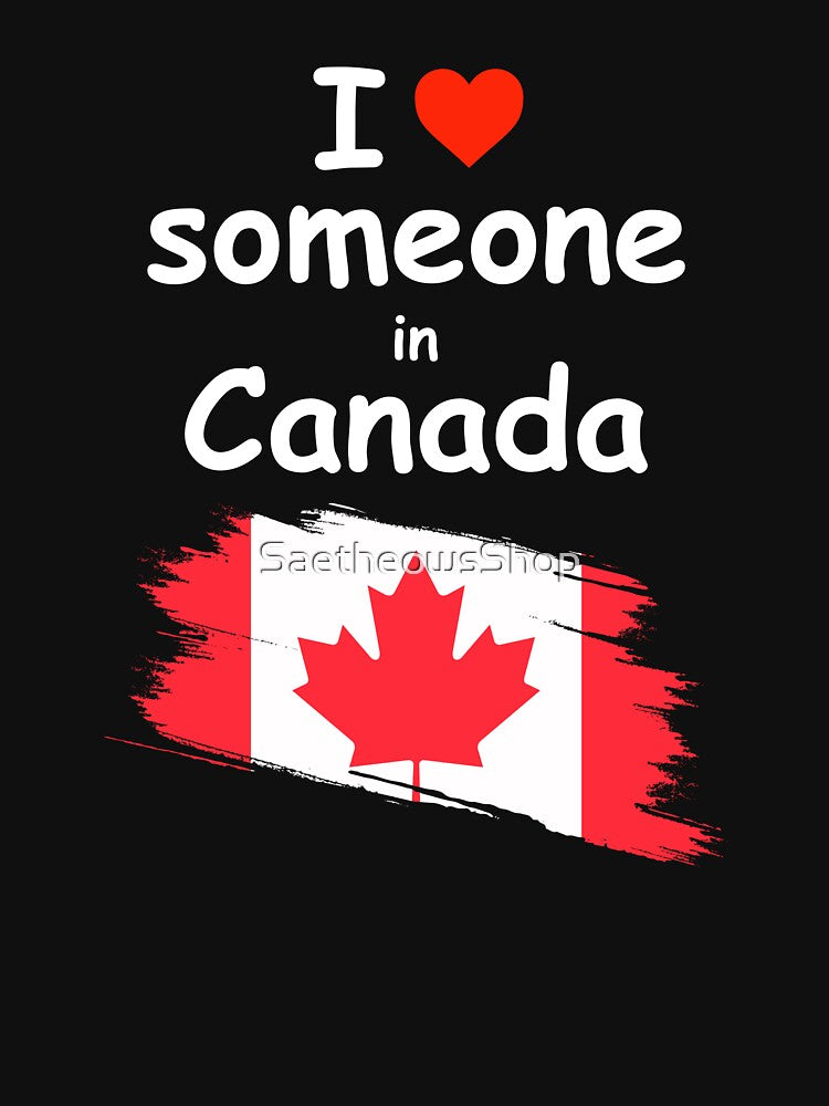 I Love Someone in Canada T-Shirt by Richie Bitchie 1983