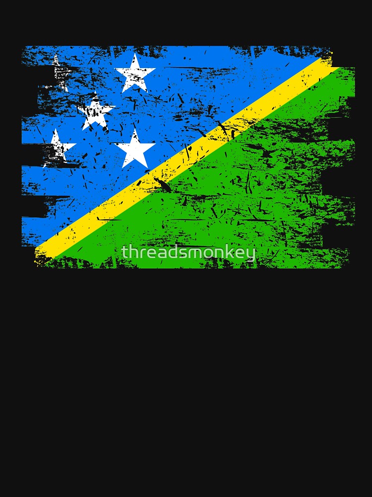 Soloman Islands Shirt Gift Country Flag Patriotic Travel Oceania Light by threadsmonkey