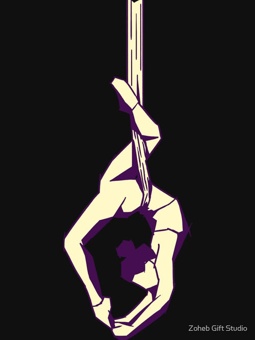 Aerial Dance Sketch 5 by Zoheb Gift Studio