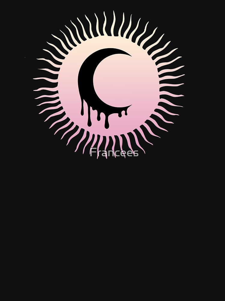 Melting moon with sun by Fran Fryberg