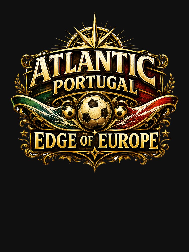 Atlantic Portugal Edge of Europe Football Fan Vintage by PunchDrop