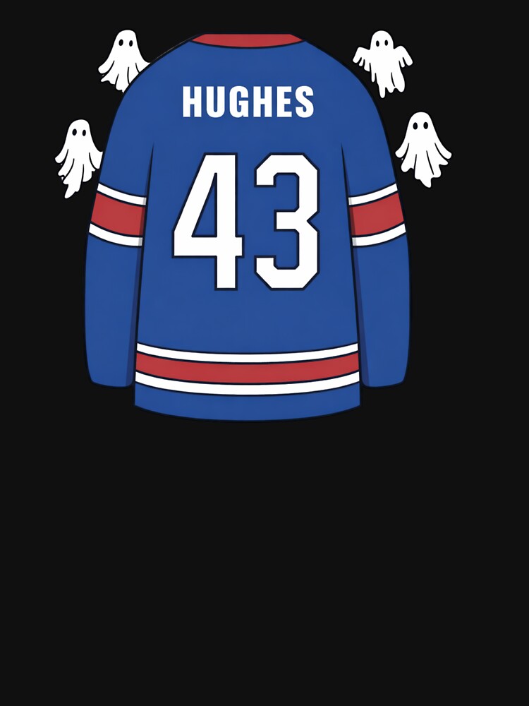 Hockey Fan Hughes Seeing Ghosts by WangTomLab