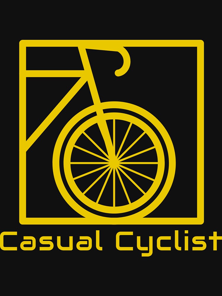 Casual Cyclist Cycling T-Shirt Sticker by heajosephgi3