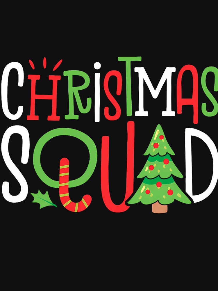 Christmas Squad Funny Xmas Tree Family Matching Pajamas 	 Short Sleeve by chespiabousse