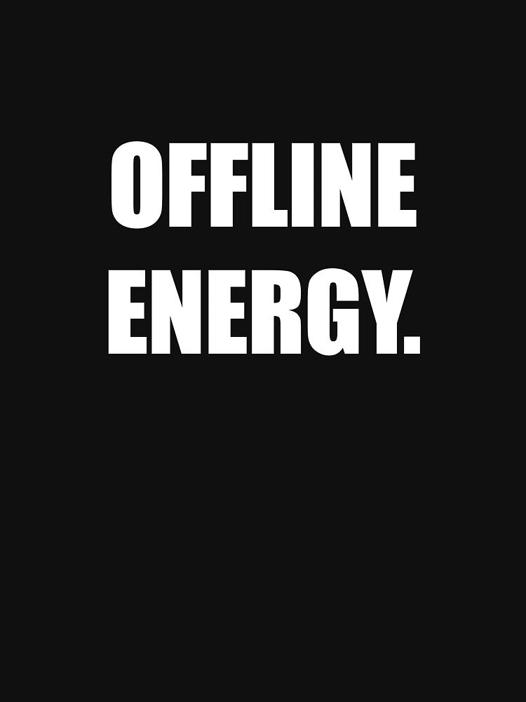 Offline Energy – Minimal Lifestyle Text Design by Everyday Studio