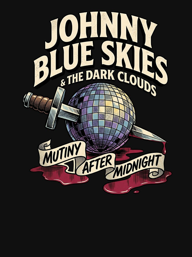 Retro Midnight Mutiny Edgy Disco Ball Vintage Graphic by TopKult