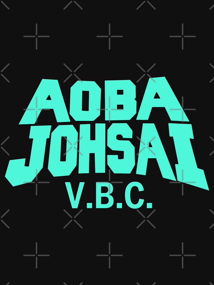 Aoba Johsai Vbc Uniform Logo In Teal Slim Fit Best Women 90s Retro Cotton Printed Trending, Hot Search by MIRANDASTORE
