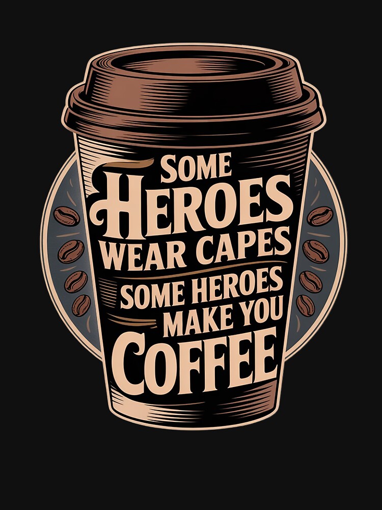 Some heroes wear capes some heroes make you Coffee by MelSurf