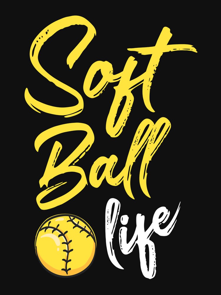 Softball Life Girls Fastpitch Long Sleeve T-Shirt by RobertJayce