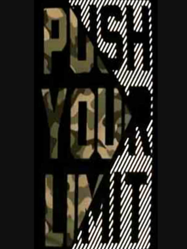 Push Your Limit Cotton T-shirt by storeInsight