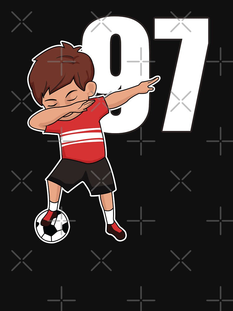 Awesome Soccer Player Number 97 Soccer Athlete Athletic Sports Team by VollLaser