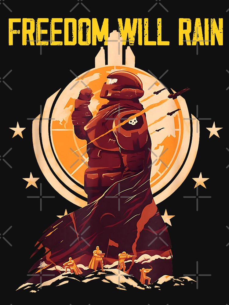 Freedom Will Rain Hell of Diver Helldiving Lovers Outfit by studiopekepeke