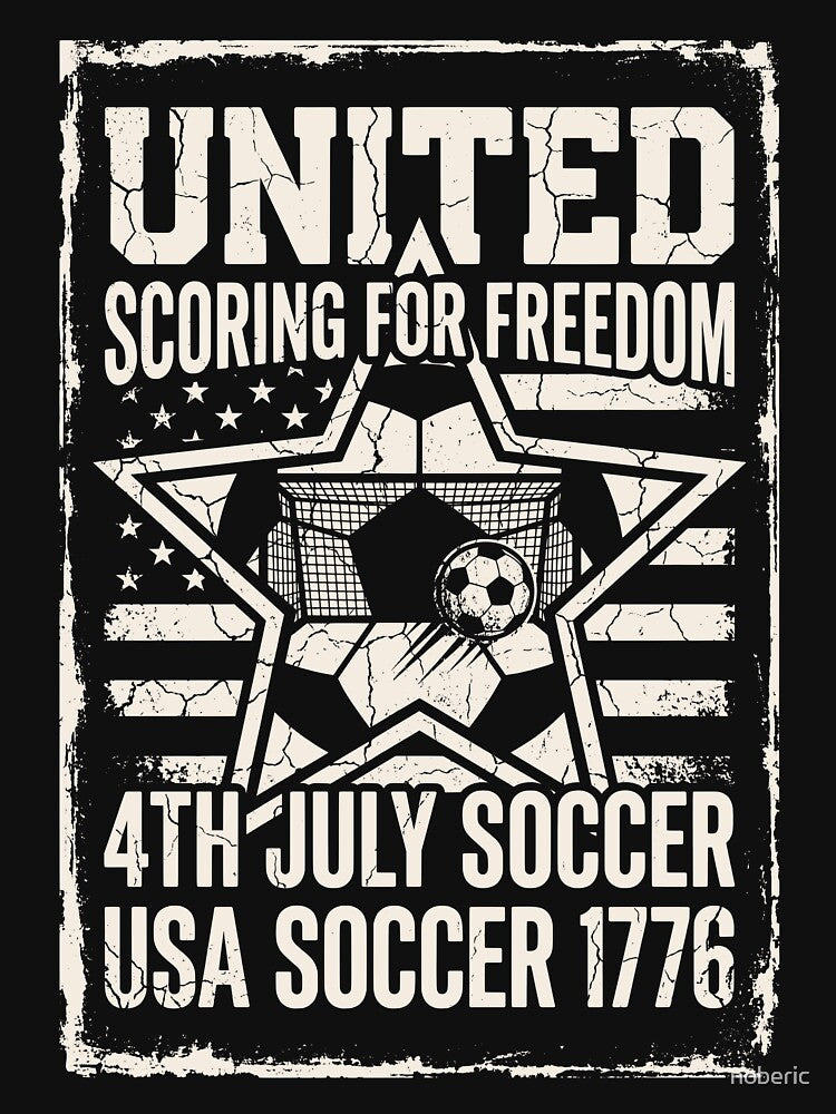 Distressed Freedom 4th July USA Soccer JUN-292 by noberic