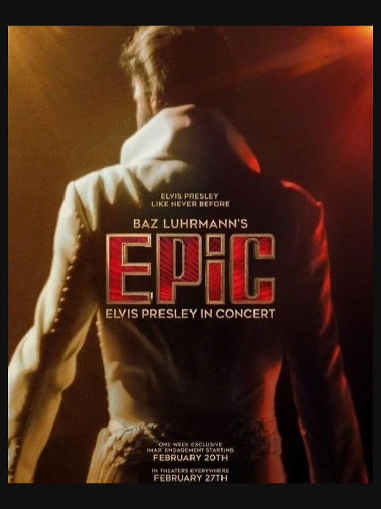 Elvis Prasley in Concert Poster by anselmnacht