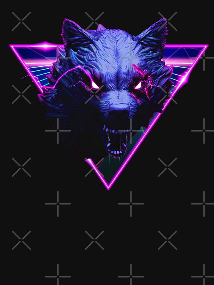 neon wolf by MangaCortaTees
