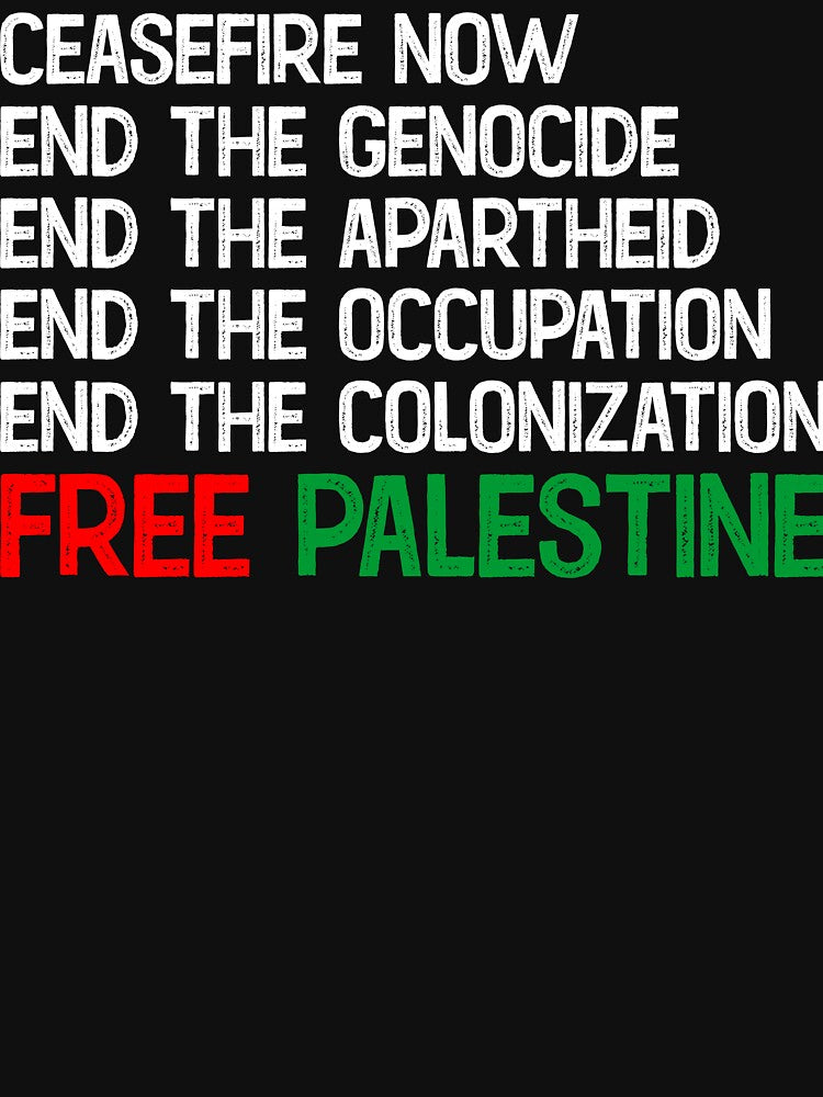 Ceasefire Now - End the Genocide Free Plaestine by jankoruse