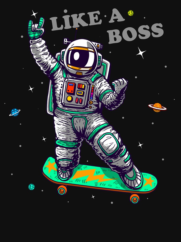 like a boss (cool astronaut) by hayrpictures