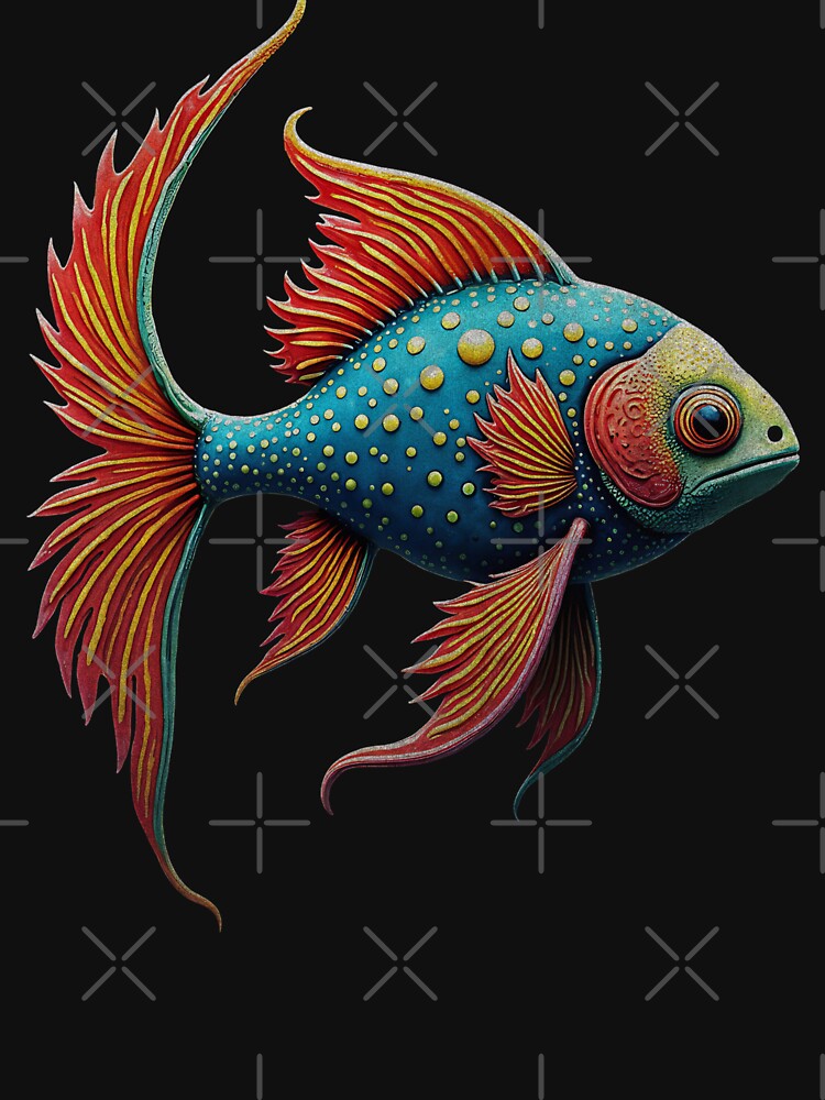 Abstract alien goldfish by AwesomeBeyondLimits