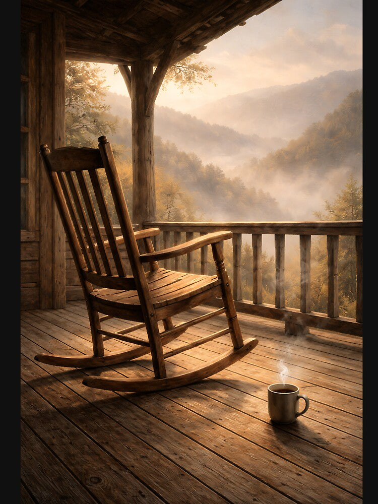 Solitary Porch Rocker - Simple Living by bapupa
